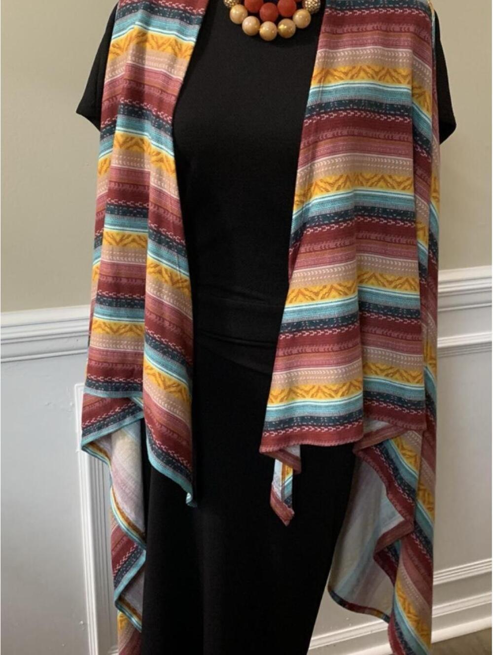 Wrangler waterfall cardigan duster vest kimono #cottagecore #festival #rodeo